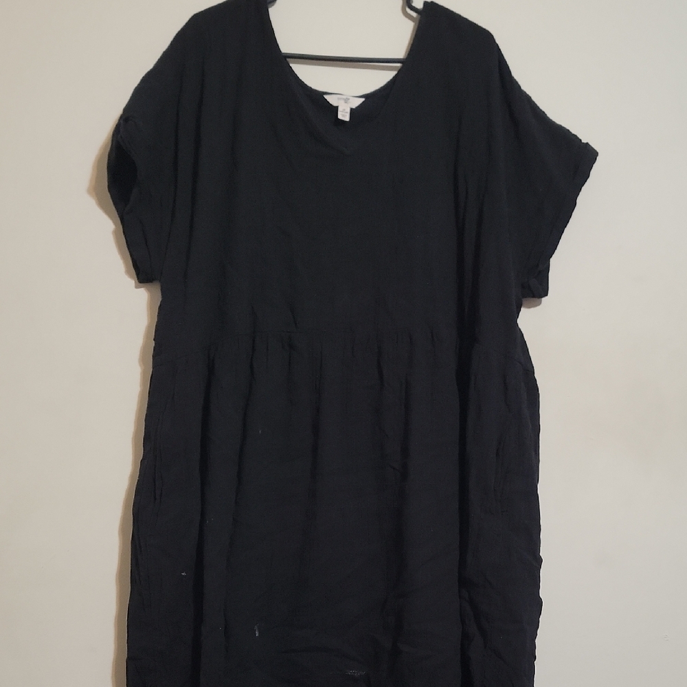 Terra & Sky Classic Black Dress